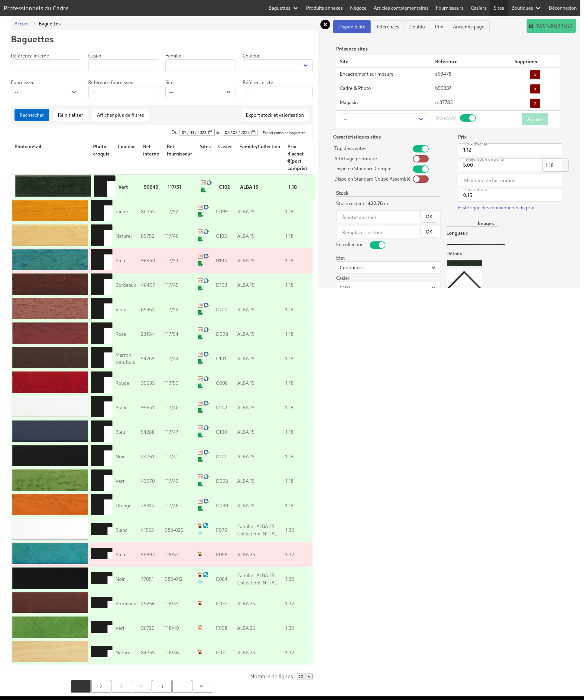 Les Professionnels du Cadre